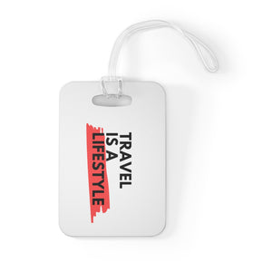 Open image in slideshow, Bag Tag &quot;Travel is a Lifestyle&quot;
