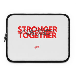 Open image in slideshow, Laptop Sleeve &quot;Stronger Together&quot;
