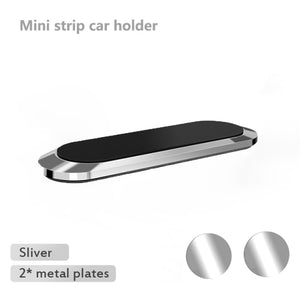 Magnetic Car Phone Holder Rotatable Mini Strip Shape Stand